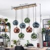 Ripoll Lámparas suspendidas, Luminarias esféricas, Lámparas colgantes Crudo, Negro, 8 luces