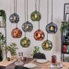 Ripoll Lámparas suspendidas, Luminarias esféricas, Lámparas colgantes Crudo, Negro, 8 luces