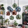 Ripoll Lámparas suspendidas, Luminarias esféricas, Lámparas colgantes Crudo, Negro, 8 luces