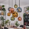 Ripoll Lámparas suspendidas, Luminarias esféricas, Lámparas colgantes Crudo, Negro, 8 luces
