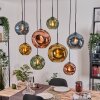 Ripoll Lámparas suspendidas, Luminarias esféricas, Lámparas colgantes Crudo, Negro, 8 luces