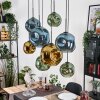 Ripoll Lámparas suspendidas, Luminarias esféricas, Lámparas colgantes Crudo, Negro, 8 luces