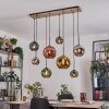 Ripoll Lámparas suspendidas, Luminarias esféricas, Lámparas colgantes Crudo, Negro, 8 luces