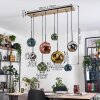 Ripoll Lámparas suspendidas, Luminarias esféricas, Lámparas colgantes Crudo, Negro, 8 luces