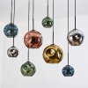 Ripoll Lámparas suspendidas, Luminarias esféricas, Lámparas colgantes Crudo, Negro, 8 luces