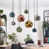 Ripoll Lámparas suspendidas, Luminarias esféricas, Lámparas colgantes Crudo, Negro, 8 luces