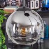 Koyoto Lámparas suspendidas, Luminarias esféricas, Lámpara colgante de clúster 35 cm Transparente, Ahumado, 4 luces