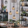Koyoto Lámparas suspendidas, Luminarias esféricas, Lámpara colgante de clúster 35 cm Colores ámbar, 4 luces