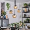 Koyoto Lámparas suspendidas, Luminarias esféricas, Lámpara colgante de clúster 35 cm Colores ámbar, 4 luces