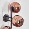 Ripoll Luminarias esféricas, Apliques Color cobre, 3 luces