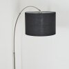 Bassagoda Lámpara de pie Níquel-mate, Negro, 1 luz