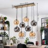 Ripoll Lámparas suspendidas, Luminarias esféricas, Lámparas colgantes Crudo, Negro, 8 luces