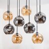 Ripoll Lámparas suspendidas, Luminarias esféricas, Lámparas colgantes Crudo, Negro, 8 luces