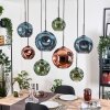Ripoll Lámparas suspendidas, Luminarias esféricas, Lámparas colgantes Crudo, Negro, 8 luces