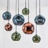 Ripoll Lámparas suspendidas, Luminarias esféricas, Lámparas colgantes Crudo, Negro, 8 luces