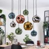 Ripoll Lámparas suspendidas, Luminarias esféricas, Lámparas colgantes Crudo, Negro, 8 luces