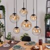 Gastor Lámparas suspendidas, Luminarias esféricas, Lámparas colgantes Colores ámbar, Transparente, 6 luces