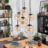 Gastor Lámparas suspendidas, Luminarias esféricas, Lámparas colgantes Colores ámbar, Transparente, 6 luces
