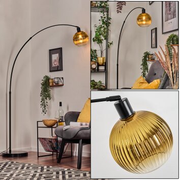 Koyoto Lámpara de pie Negro, 1 luz Koyoto Lámpara de pie Negro, 1 luz