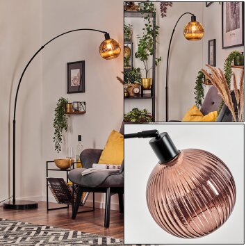 Koyoto Lámpara de pie Negro, 1 luz