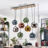 Ripoll Lámparas suspendidas, Luminarias esféricas, Lámparas colgantes Crudo, Negro, 8 luces