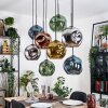 Ripoll Lámparas suspendidas, Luminarias esféricas, Lámparas colgantes Crudo, Negro, 8 luces