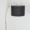 Bassagoda Lámpara de pie Latón, Negro, 1 luz