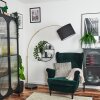 Bassagoda Lámpara de pie Latón, Negro, 1 luz