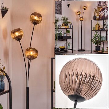 Koyoto Luminarias esféricas, Lámpara de pie Color cobre, 3 luces Koyoto Luminarias esféricas, Lámpara de pie Color cobre, 3 luces