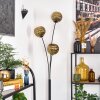 Koyoto Luminarias esféricas, Lámpara de pie dorado, 3 luces