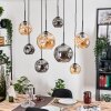 Ripoll Lámparas suspendidas, Luminarias esféricas, Lámparas colgantes Crudo, Negro, 8 luces