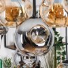 Ripoll Lámparas suspendidas, Luminarias esféricas, Lámparas colgantes Crudo, Negro, 8 luces