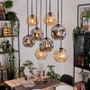 Ripoll Lámparas suspendidas, Luminarias esféricas, Lámparas colgantes Crudo, Negro, 8 luces
