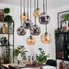 Ripoll Lámparas suspendidas, Luminarias esféricas, Lámparas colgantes Crudo, Negro, 8 luces