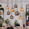 Ripoll Lámparas suspendidas, Luminarias esféricas, Lámparas colgantes Crudo, Negro, 8 luces