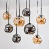 Ripoll Lámparas suspendidas, Luminarias esféricas, Lámparas colgantes Crudo, Negro, 8 luces
