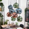Ripoll Lámparas suspendidas, Luminarias esféricas, Lámparas colgantes Crudo, Negro, 8 luces