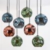 Ripoll Lámparas suspendidas, Luminarias esféricas, Lámparas colgantes Crudo, Negro, 8 luces