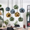 Ripoll Lámparas suspendidas, Luminarias esféricas, Lámparas colgantes Crudo, Negro, 8 luces