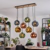 Ripoll Lámparas suspendidas, Luminarias esféricas, Lámparas colgantes Crudo, Negro, 8 luces