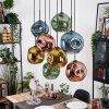 Ripoll Lámparas suspendidas, Luminarias esféricas, Lámparas colgantes Crudo, Negro, 8 luces