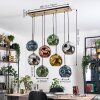Ripoll Lámparas suspendidas, Luminarias esféricas, Lámparas colgantes Crudo, Negro, 8 luces