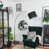 Bassagoda Lámpara de pie Cromo, Negro, 1 luz