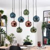 Ripoll Lámparas suspendidas, Luminarias esféricas, Lámparas colgantes Crudo, Negro, 8 luces