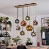Ripoll Lámparas suspendidas, Luminarias esféricas, Lámparas colgantes Crudo, Negro, 8 luces