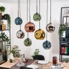 Ripoll Lámparas suspendidas, Luminarias esféricas, Lámparas colgantes Crudo, Negro, 8 luces