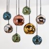 Ripoll Lámparas suspendidas, Luminarias esféricas, Lámparas colgantes Crudo, Negro, 8 luces