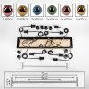 Ripoll Lámparas suspendidas, Luminarias esféricas, Lámparas colgantes Crudo, Negro, 8 luces