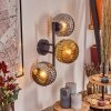 Ripoll Luminarias esféricas, Apliques Cromo, dorado, Ahumado, 3 luces