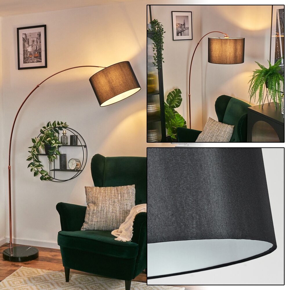 Soungou Lámpara de pie Cobre, Negro, 1 luz main product photo